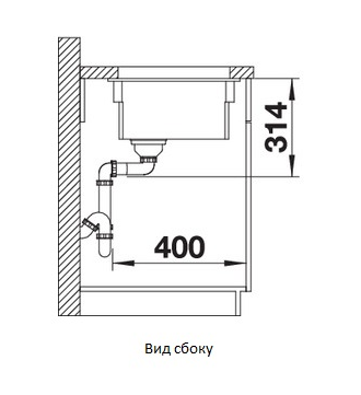 Мойка Blanco ETAGON 500-U  PuraPlus