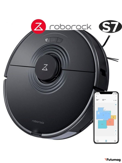 Робот-пылесос Xiaomi Roborock S7 Черный