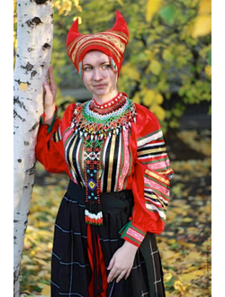 Русский народный женский костюм "Паневный комплекс"