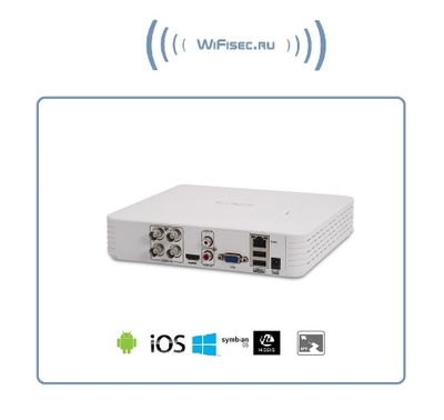 4-канальный гибридный IP-видеорегистратор для дома с отсеком для HDD до 4 Тб и сервисом p2p (PVDR-04HR2 Rev.E)