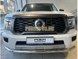 Защита переднего бампера Папа Тюнинг d60 для Great Wall Poer KingKong 2023-