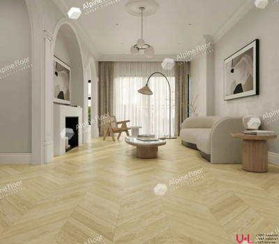 SPC ламинат Alpine Floor Chevron Дуб Ваниль Селект ECO 18-2 купить на vinyl-laminat.ru