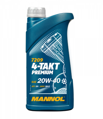 Моторное масло MANNOL 4-TAKT Premium 20W-40 MN7209-1 1L