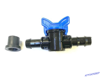 Кран стартовый для трубки с уплотнителем 12мм х 16мм