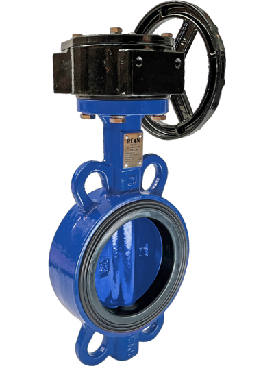 Дисковый поворотный затвор с редуктором RSV82 DN80 PN16