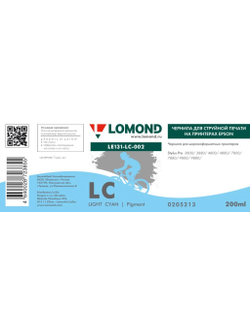 Чернила для широкоформатной печати Lomond LE131-LC-002