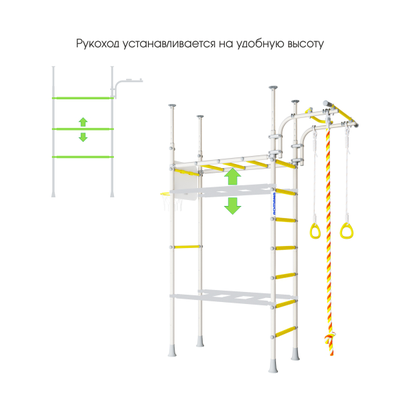 Шведская стенка Romana R4 белый прованс в Воронеже