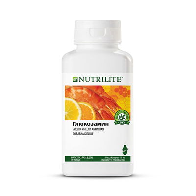 УКРЕПЛЕНИЕ КОСТЕЙ И СУСТАВОВ Nutrilite™ Глюкозамин, 120 капсул
