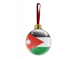 Новогодний ёлочный шар Иордания