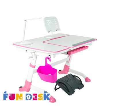 ПАРТА-ТРАНСФОРМЕР ДЛЯ ШКОЛЬНИКА FUNDESK AMARE pink