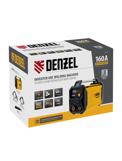 Аппарат инвертор. дуговой сварки DM-160 Standart, 160 А, ПВ 60% Denzel