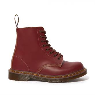 Ботинки Dr.Martens 1460 Vintage Hf Made In England бордовые