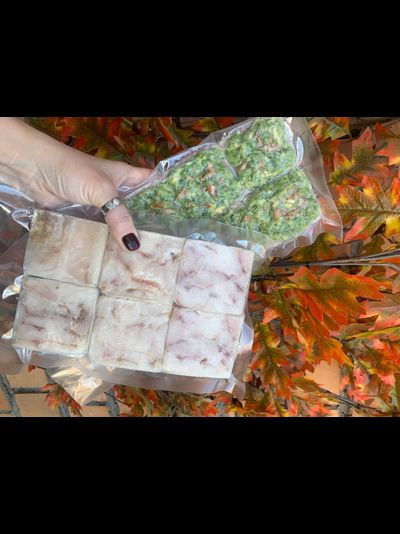 МИНТАЙ ПОД ШАПКОЙ ИЗ БРОККОЛИ