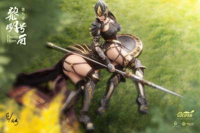 ПОСЛЕ ОБЗОРА - Эльфийка-кентавр - КОЛЛЕКЦИОННАЯ ФИГУРКА 1/6 Centaur Elf - Dawn Horn (LXF2309A) - LUCIFER