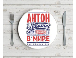 Тарелка #1 Антон