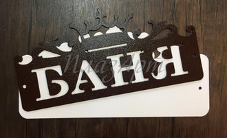 Табличка баня