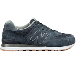 New Balance 574 Retro Metallic Patch Blue