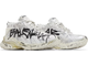 Balenciaga Runner Sneaker Graffiti White Black