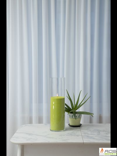 Насыпная свеча "Цилиндр 50 см", зелёная "Зелёный"