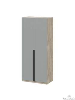 Этна шкаф Ш 57*100 Дуб эндгрей/Софт грей