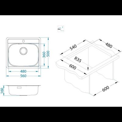Мойка Alveus More 10