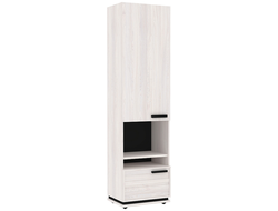 Гостиная NATURE (НАТУРА) - NATURE 1 Шкаф МЦН Ясень Анкор светлый-Черный