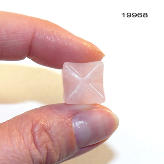 Меркаба - розовый кварц натуральный арт.19968: 4гр. - 13*13*22мм