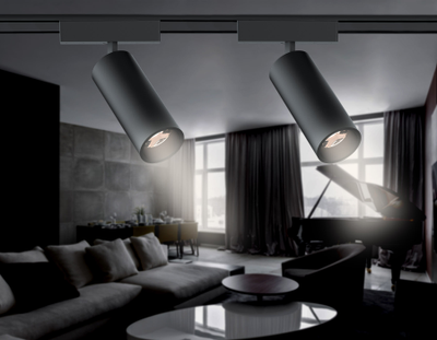 Светильник светодиодный трековый для шинопровода Magnetic Ultra Slim GV 1522 BK черный IP20 18W 4200K 48V 24° D55*185