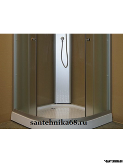 Душевая кабина 900*900*2150 Parly ET92 низкий поддон, жемчуг стекло, задние стекла жемчуг