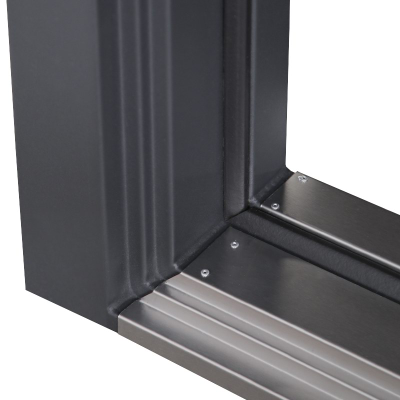 Стальная дверь   Arte с окном (терморазрыв 3к). Заказная модель.