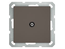 1L221SH Розетка TV оконечная, матовый шоколад