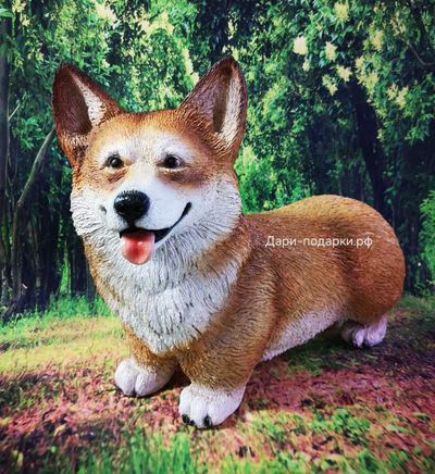 КОРГИ 40*37*21см полистоун Россия  3798/012309* Любимцы королевской семьи Елизаветы II в Англии