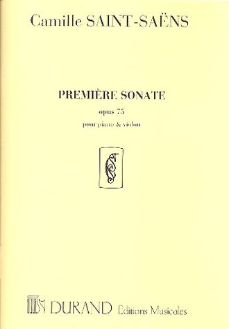 Saint-Saens Sonate d-moll no.1 op.75 for Violin and Piano