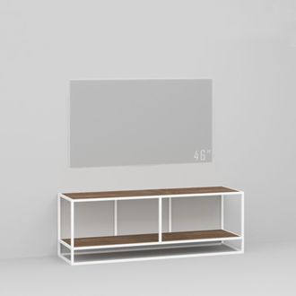 Тумба TV stand lite 2 white американский орех