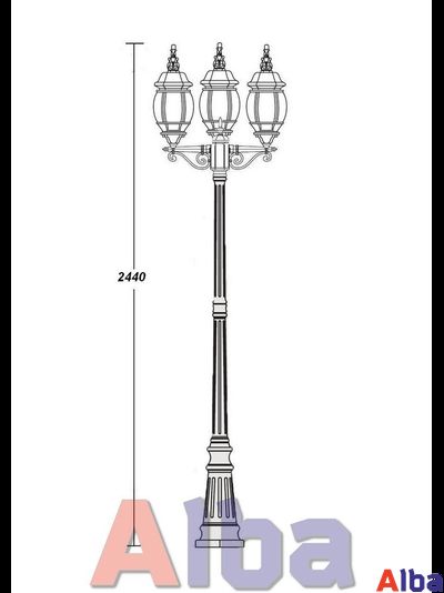 Садово парковый светильник America 409 B w
