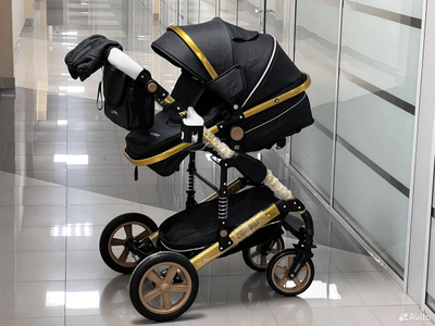 Детская коляска 2 в 1 Luxmom 510 Черный