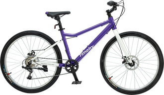 Велосипед детский TT233/ 7ск  24" фиолетовый рама 15"