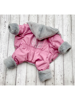 Limargy зимний комбинезон на меху для девочек «Gerb»