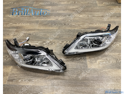 Фары Toyota Camry 40 в стиле Lexus бегающие (светлые)