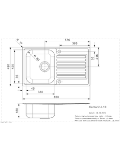 Мойка Reginox Centurio L 10 OKG lux
