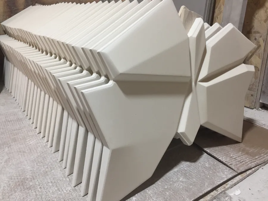 Панели "Бабочка" в сушке