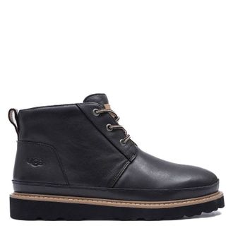 UGG MENS NEUMEL GENTLEMAN LEATHER BLACK