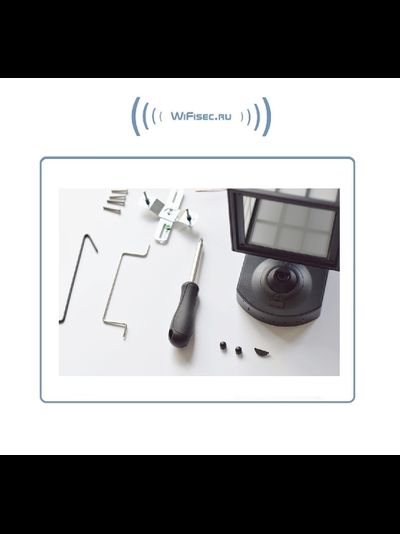 Уличная WiFi/LAN охранная видеокамера + фонарь с аудио каналом (дуплекс), с DVR. Full HD (Homsca Light)