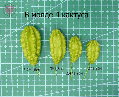 "Кактусы" Силиконовый молд