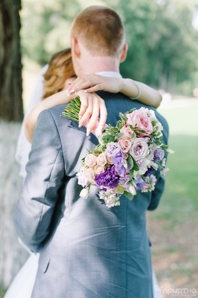 Букет невесты & Бутоньерка № 1347