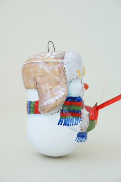 Снеговик в ушанке - Снежная семейка