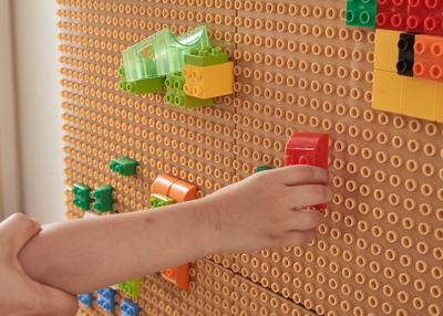 STEM Трек с мячом (кинетический) и строительные блоки, набор из 359 деталей