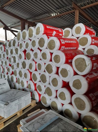 Мат прошивной РОКВУЛ ВАЙРЕД МАТ105 Кф1 4000x1000x50 мм, EI 150 мин, НГ