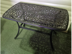 Фото. Журнальный стол из литого алюминия