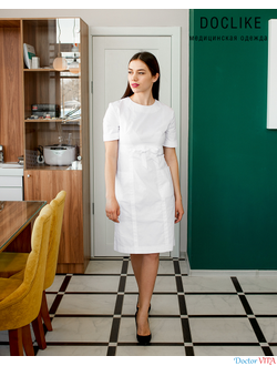ПЛАТЬЕ DOCLIKE DL320 белое